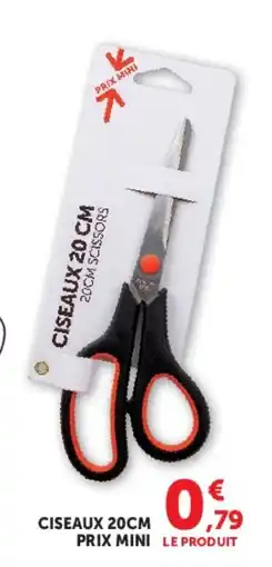 Super U CISEAUX 20CM offre