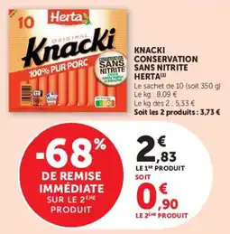Super U Herta Knacki offre
