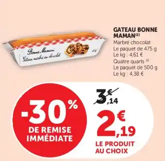 Bonne Maman Gâteau marbré au chocolat