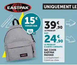 Super U EASTPAK SAC À DOS PADDÉD offre