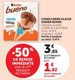 Super U Kinder bueno offre