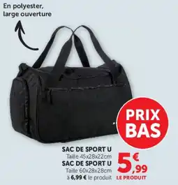 Super U SAC DE SPORT U offre