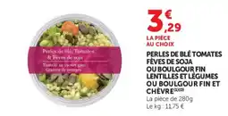 U Express Perles de blé Tomates & Fèves de soja offre