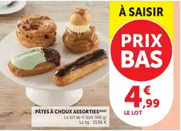 U Express PÂTES À CHOUX ASSORTIES offre