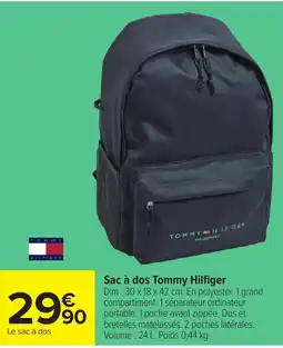 Carrefour Tommy Hilfiger Sac à dos offre