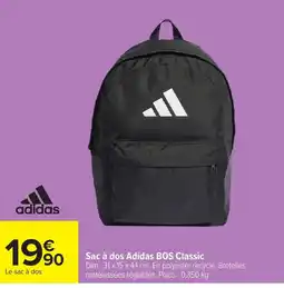 Carrefour Adidas Sac à dos BOS Classic offre