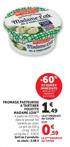 Super U DAYSAN BRETON Madame Loik offre