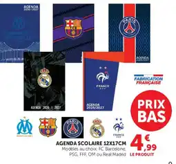 Super U AGENDA SCOLAIRE offre