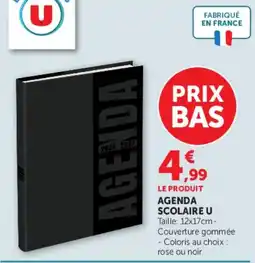 Super U U AGENDA SCOLAIRE offre