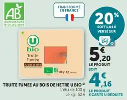 U Express U BIO Truite Fumée offre