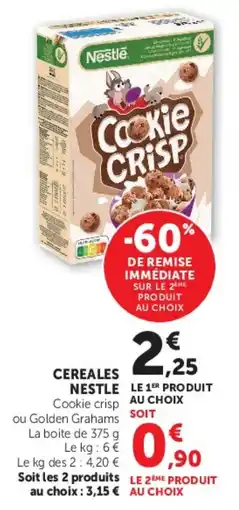 U Express Nestlé Cookie Crisp offre