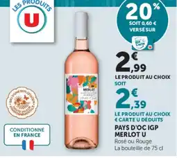 Super U MERLOT U offre