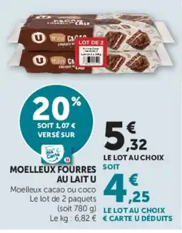 U Express U Moelleux Fourres offre