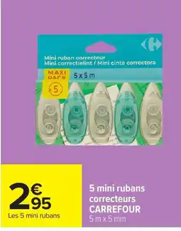 Carrefour CARREFOUR Mini ruban correcteur offre