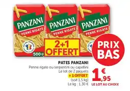 U Express PANZANI Pates offre