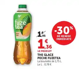 U Express fuze tea THE GLACE PECHE FUZETEA offre