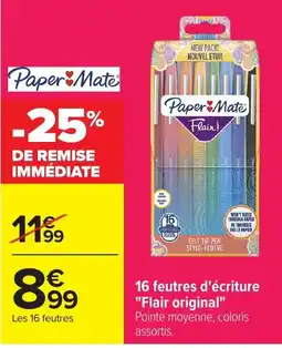 Carrefour Paper Mate Feutres d'écriture offre