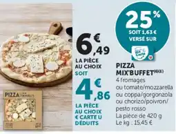 Super U Pizza Mix'Buffet offre