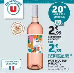 U Express MERLOT U offre