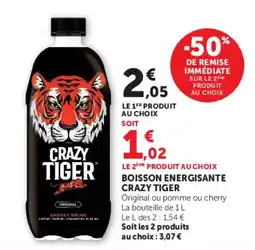 U Express Crazy Tiger offre
