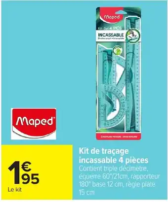 Maped Kit de traçage incassable