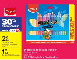 Carrefour Maped Color'peps Jungle offre