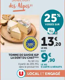 Super U LA DENT DU CHAT offre