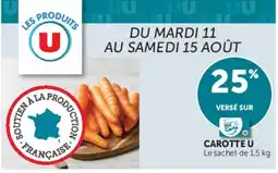 Super U Carotte u offre