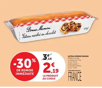 Bonne Maman Gâteau marbré au chocolat