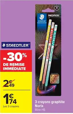 Carrefour STAEDTLER Norix offre