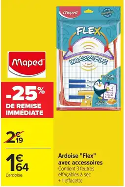 Carrefour Maped Ardoise Flex offre