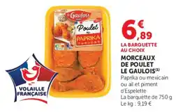 Super U Le Gaulois Poulet au Paprika offre