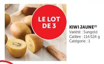 Super U KIWI JAUNE offre