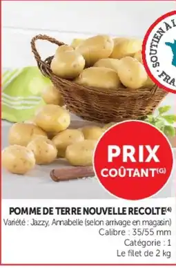 Super U POMME DE TERRE NOUVELLE RECOLTE offre