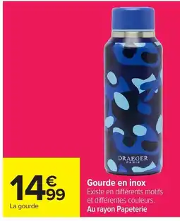 Carrefour DRAEGER La gourde offre