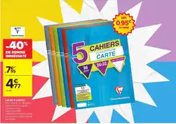 Carrefour Clairefontaine CAHIER offre