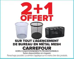 Carrefour Carrefour Sur tout l'agencement de bureau en métal mesh offre