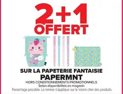 Carrefour Papermnt Sur la papeterie fantaisie offre