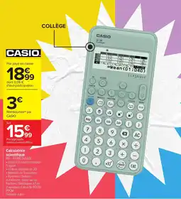 Carrefour CASIO Calculatrice scientifique offre