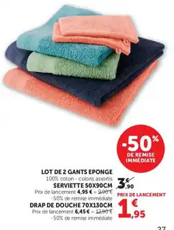 Super U GANTS EPONGE offre