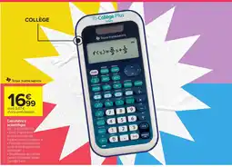 Carrefour Texas Instruments TI-College Plus Solaire offre