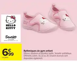 Carrefour Hello Kitty Rythmiques de gym enfant offre