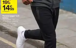 Carrefour Pantalon jogger tech homme offre