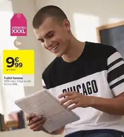 Carrefour Tex T-shirt homme offre
