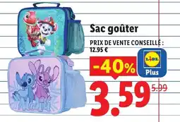 Lidl Sac goûter offre