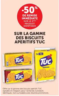 Hyper U Tuc sur la gamme des biscuits aperitifs offre
