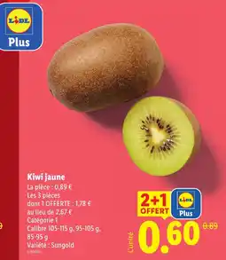 Lidl Kiwi jaune offre