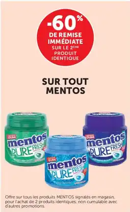 Hyper U Mentos offre