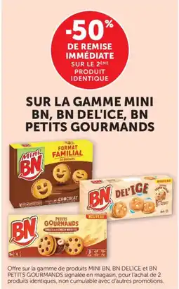 Hyper U Sur la gamme mini bn, bn del'ice, bn petits gourmands offre