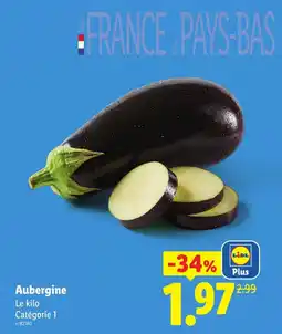 Lidl Aubergine offre